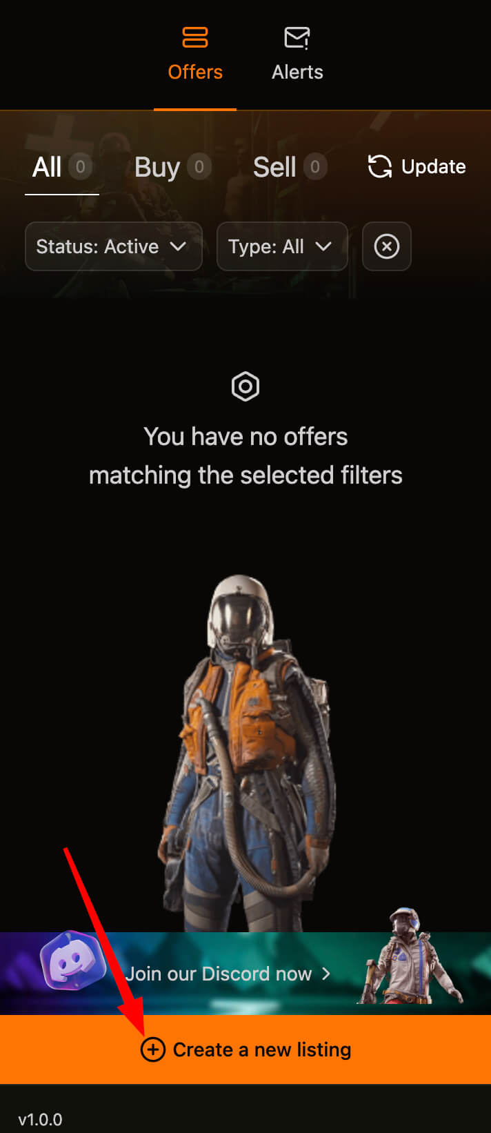 Arc Trader Helper Manual (Arc Raiders Marketplace Offers & Alerts)